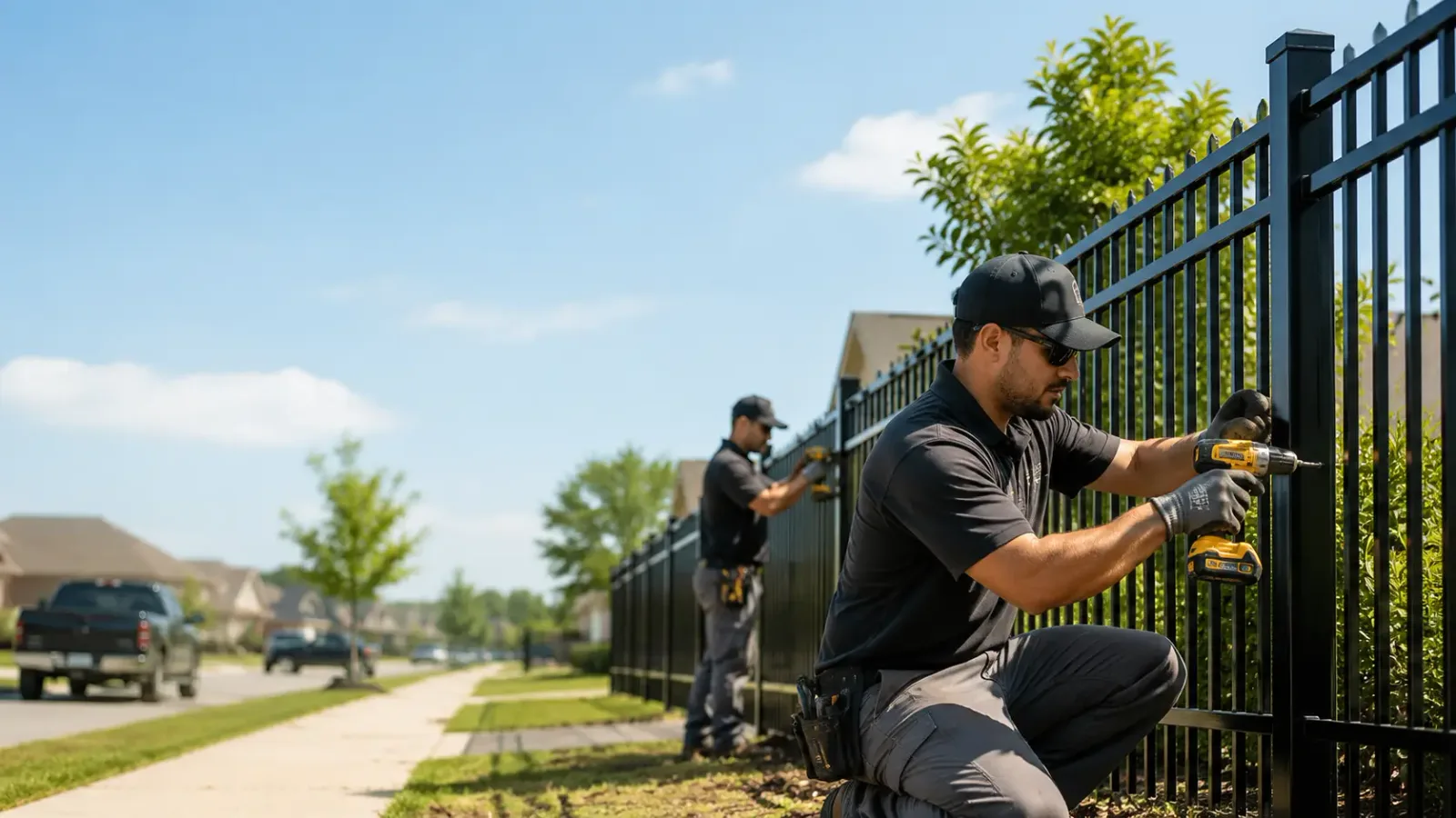Metal Fence Installation in Fall River, MA